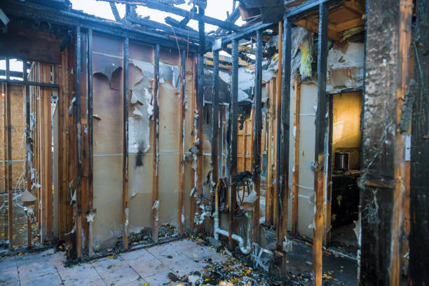 Professional Fire Damage Removal technician working in Ansonia, CT